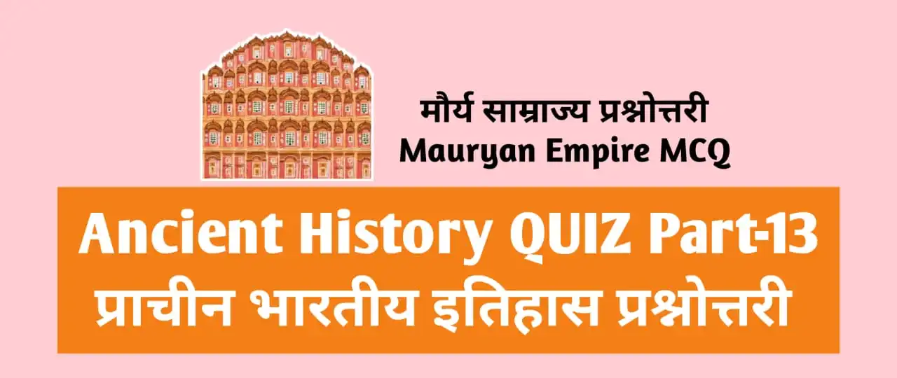 Ancient History Quiz Part-13 Mcq