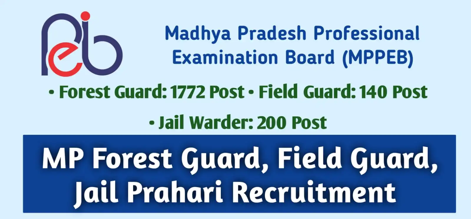 MP Forest Guard Vacancy