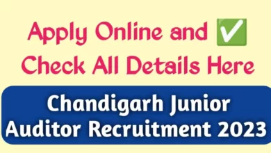 Chandigarh Junior Auditor Recruitment 2023